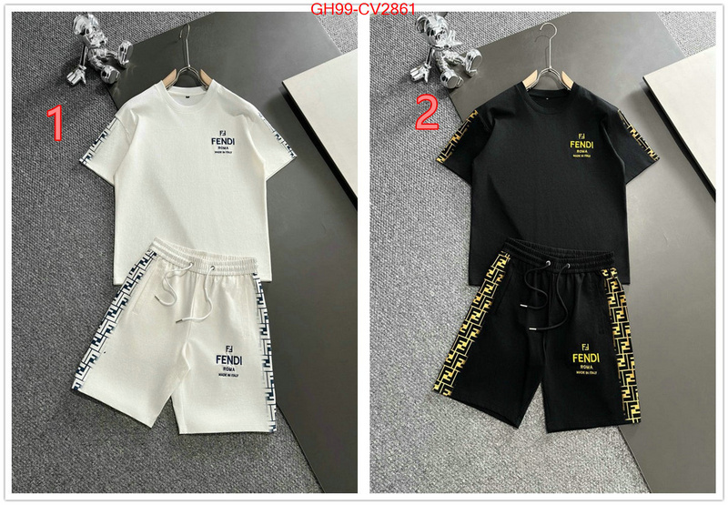 Clothing-Fendi brand designer replica ID: CV2861 $: 99USD