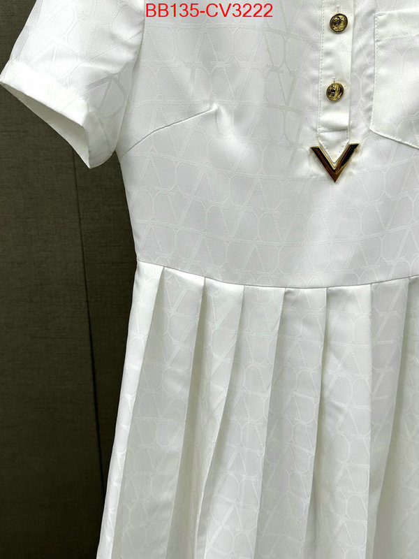 Clothing-Valentino how to buy replica shop ID: CV3222 $: 135USD