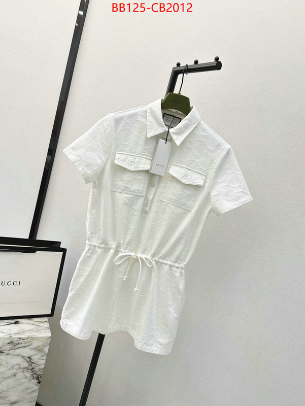 Clothing-Gucci what's the best place to buy replica ID: CB2012 $: 125USD