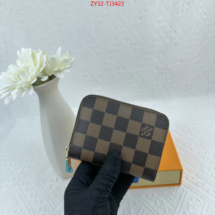 LV Bags(4A)-Wallet shop cheap high quality 1:1 replica ID: TJ3423 $: 32USD,