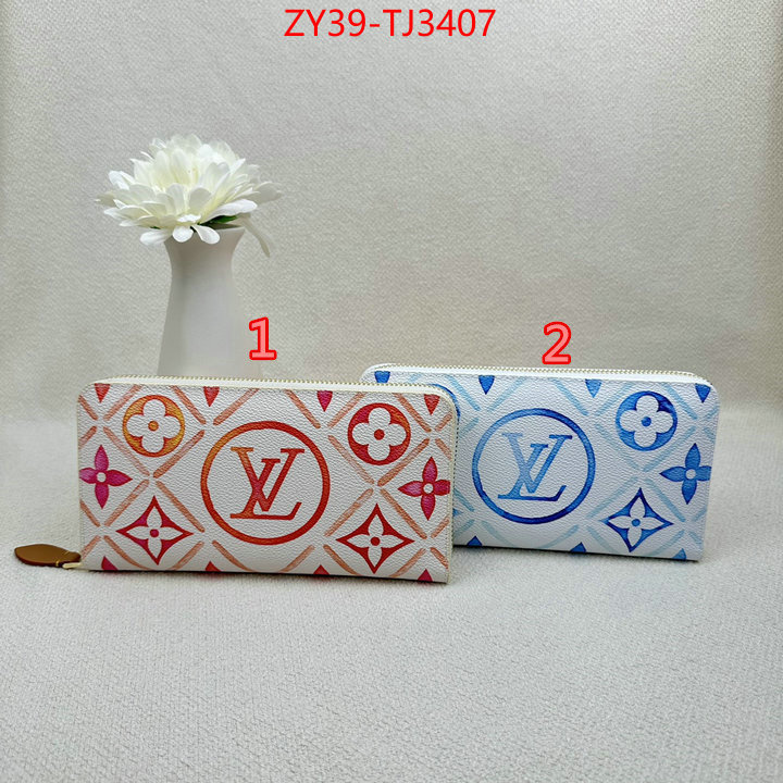 LV Bags(4A)-Wallet buy best high-quality ID: TJ3407 $: 39USD,