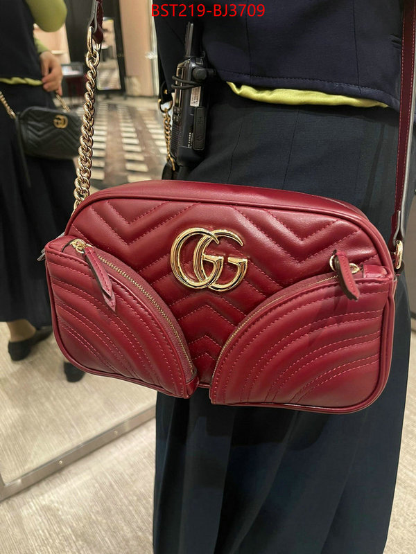 Gucci Bags(TOP)-Marmont luxury 7 star replica ID: BJ3709 $: 219USD,