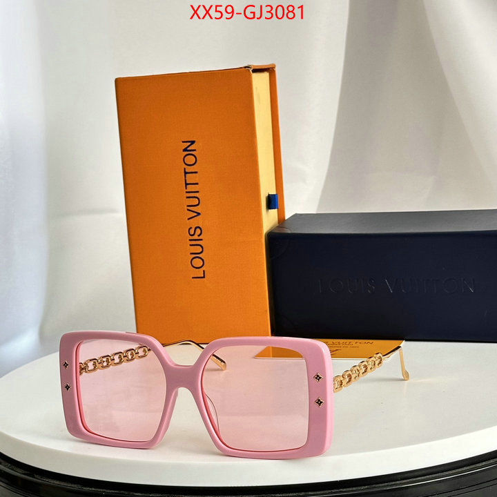 Glasses-LV luxury fashion replica designers ID: GJ3081 $: 59USD