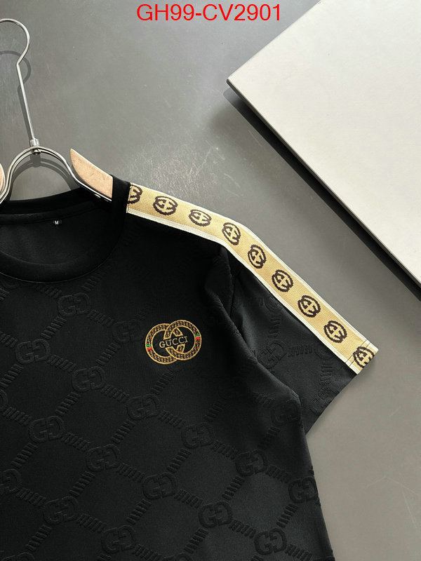 Clothing-Gucci where to buy fakes ID: CV2901 $: 99USD