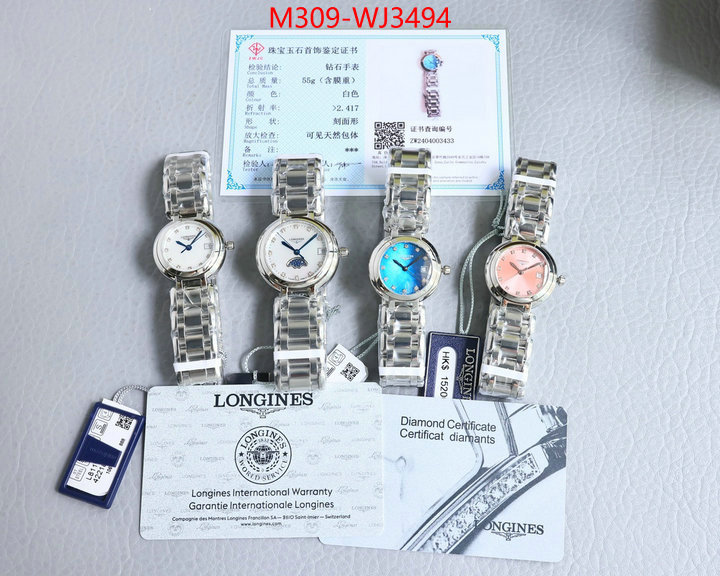 Watch(TOP)-Longines 1:1 clone ID: WJ3494 $: 309USD