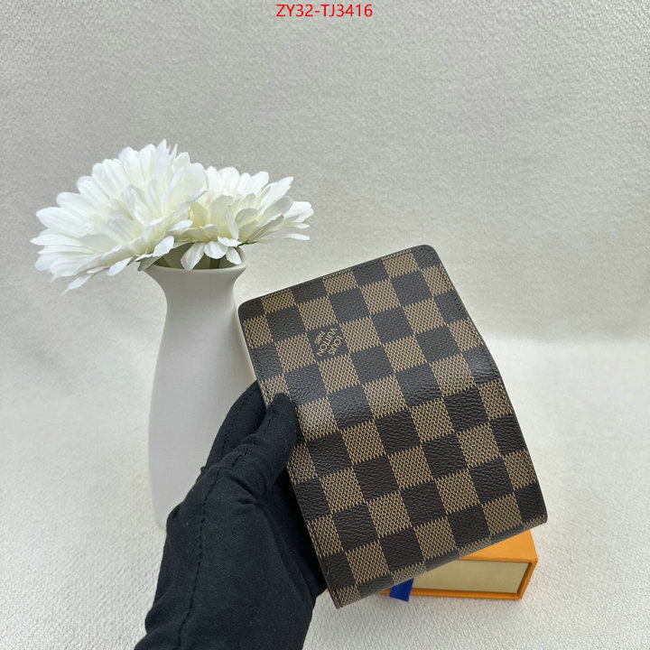 LV Bags(4A)-Wallet website to buy replica ID: TJ3416 $: 32USD,