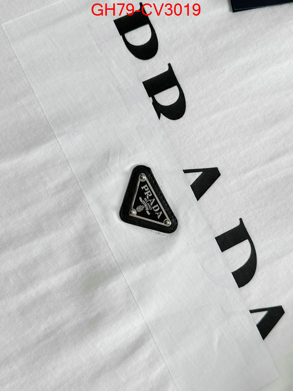 Clothing-Prada best knockoff ID: CV3019 $: 79USD