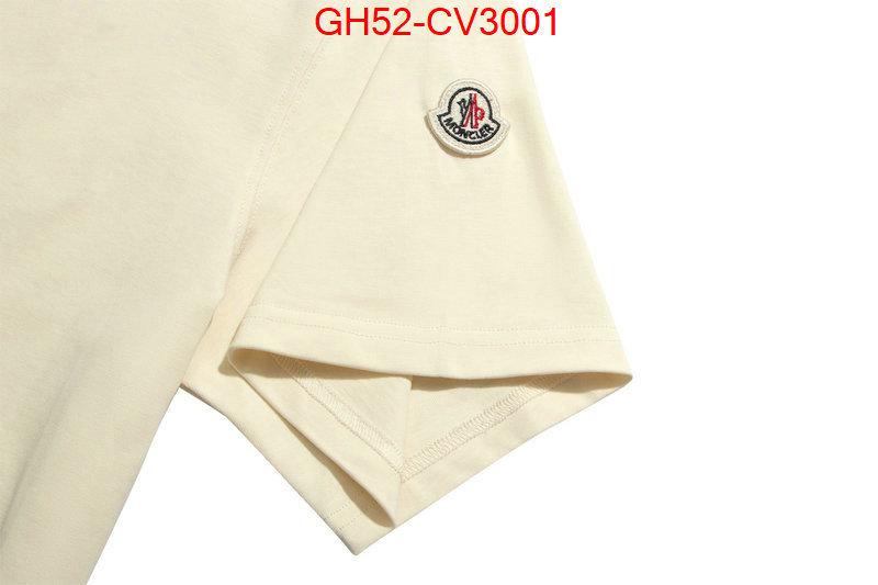 Clothing-Moncler the best quality replica ID: CV3001 $: 52USD