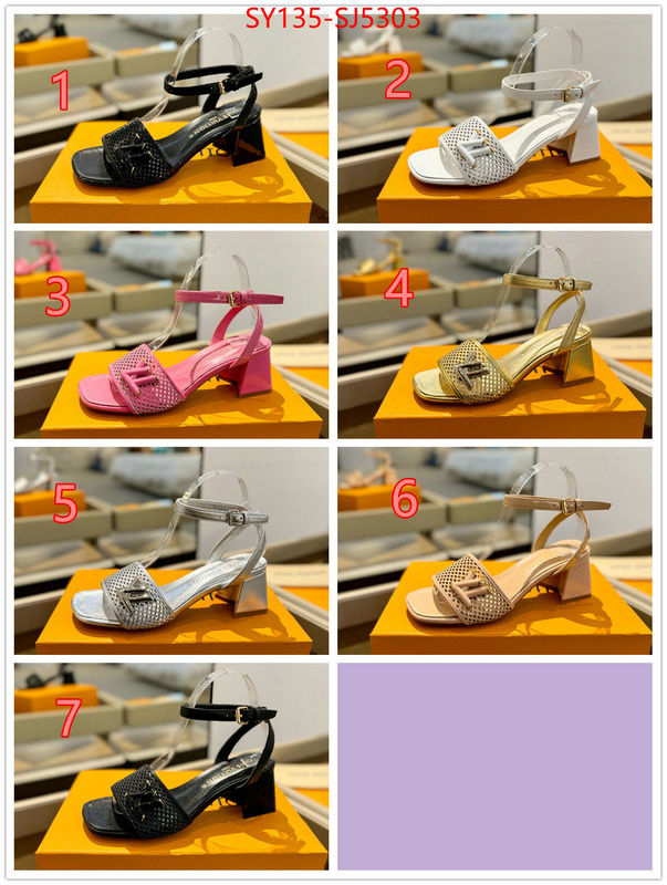 Women Shoes-LV designer 7 star replica ID: SJ5303 $: 135USD