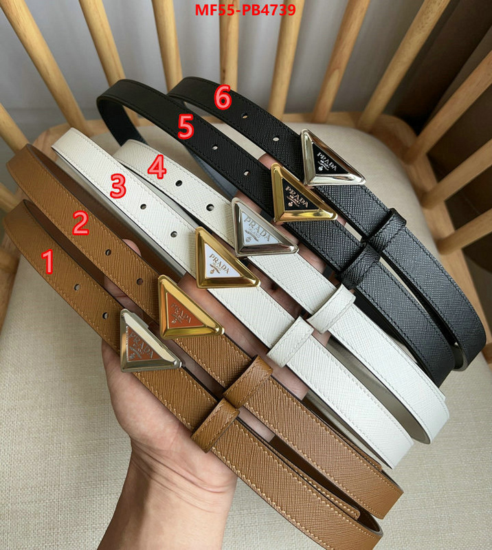 Belts-Prada 1:1 replica ID: PB4739 $: 55USD