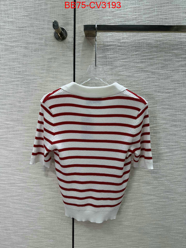Clothing-Prada high quality customize ID: CV3193 $: 75USD