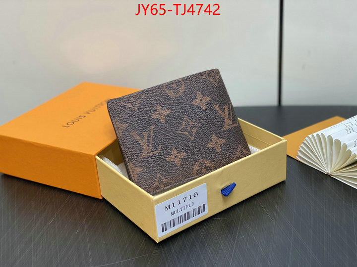 LV Bags(TOP)-Wallet unsurpassed quality ID: TJ4742 $: 65USD,