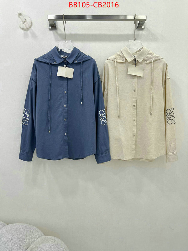 Clothing-Loewe how to find designer replica ID: CB2016 $: 105USD