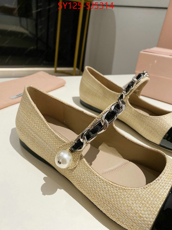 Women Shoes-Miu Miu unsurpassed quality ID: SJ5314 $: 125USD