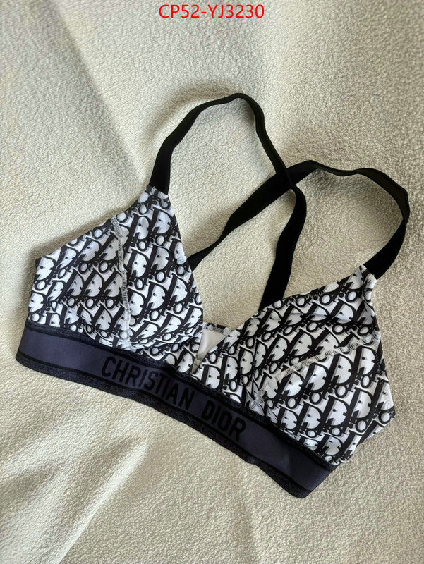 Swimsuit-Dior top designer replica ID: YJ3230 $: 52USD