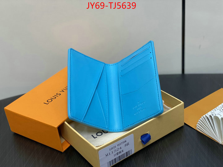 LV Bags(TOP)-Wallet is it illegal to buy dupe ID: TJ5639 $: 69USD,