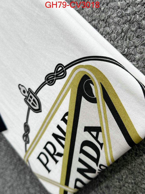 Clothing-Prada wholesale imitation designer replicas ID: CV3018 $: 79USD