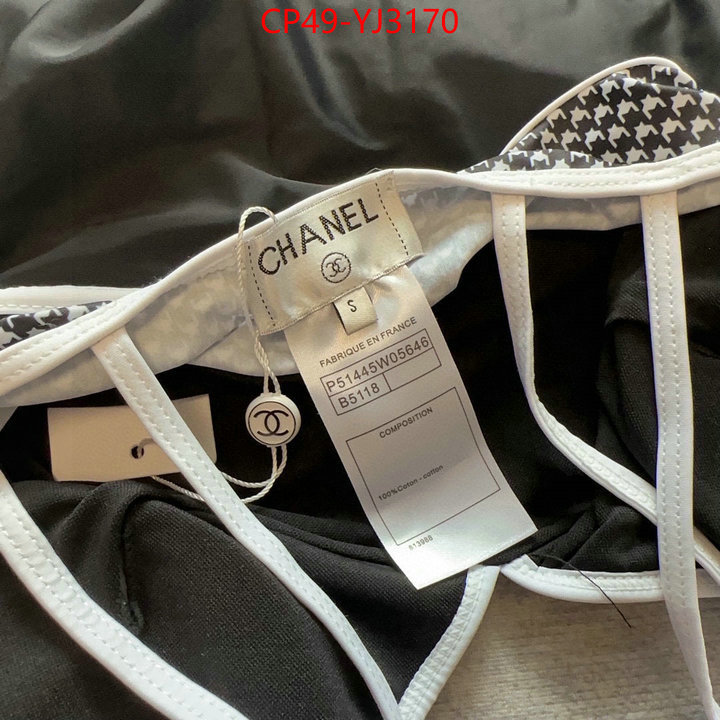 Swimsuit-Chanel where could you find a great quality designer ID: YJ3170 $: 49USD