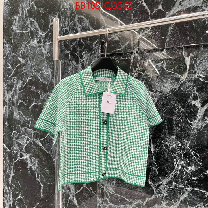 Clothing-Dior replicas buy special ID: CJ3563 $: 105USD