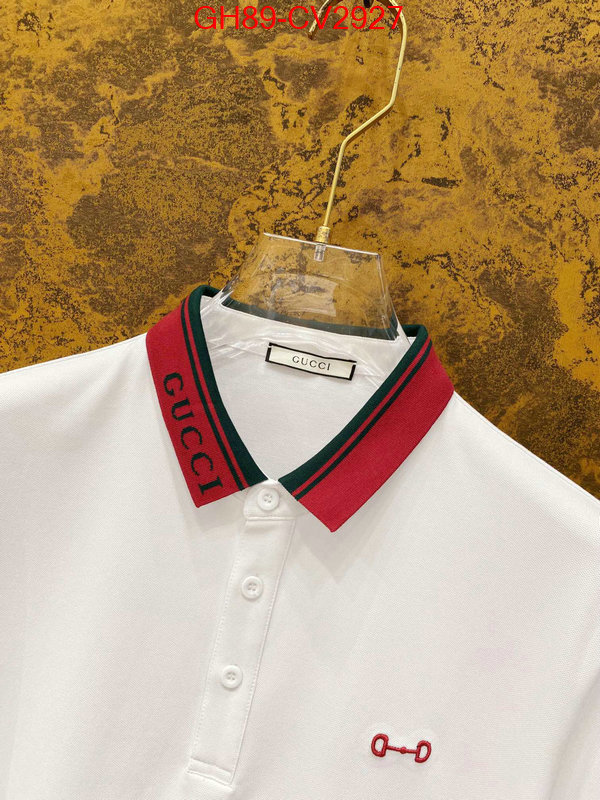 Clothing-Gucci replica designer ID: CV2927 $: 89USD