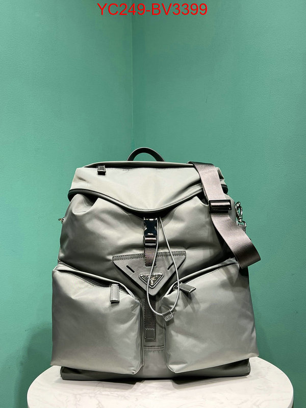 Prada Bags(TOP)-Backpack- buy 1:1 ID: BV3399 $: 249USD,