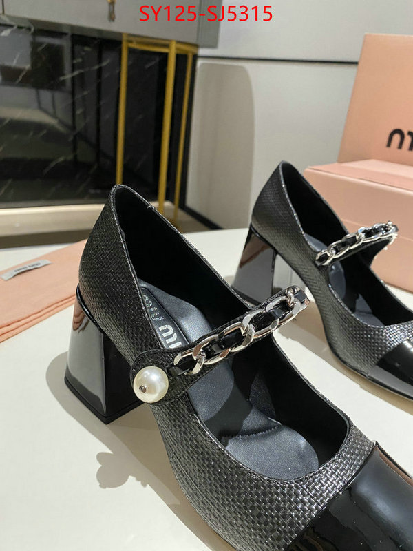 Women Shoes-Miu Miu luxury fake ID: SJ5315 $: 125USD