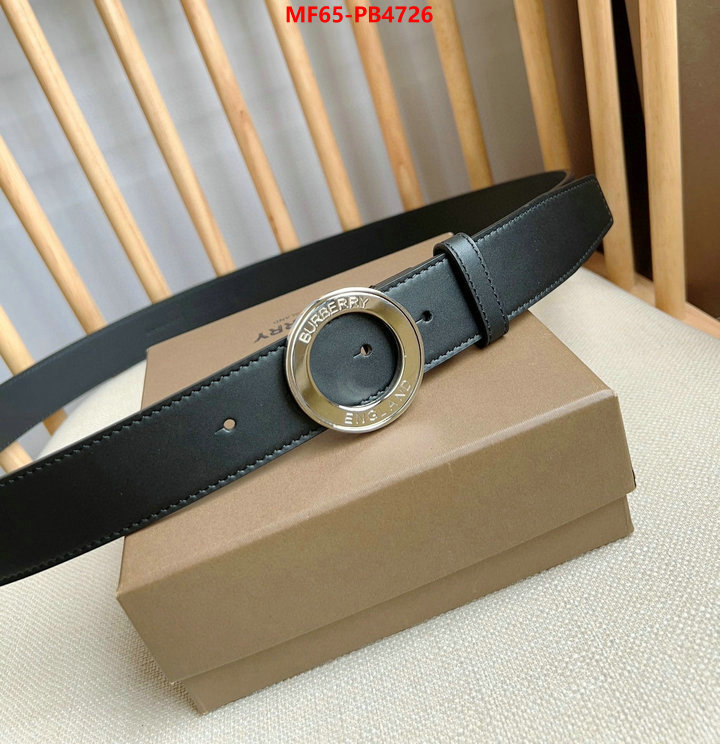 Belts-Burberry replicas ID: PB4726 $: 65USD