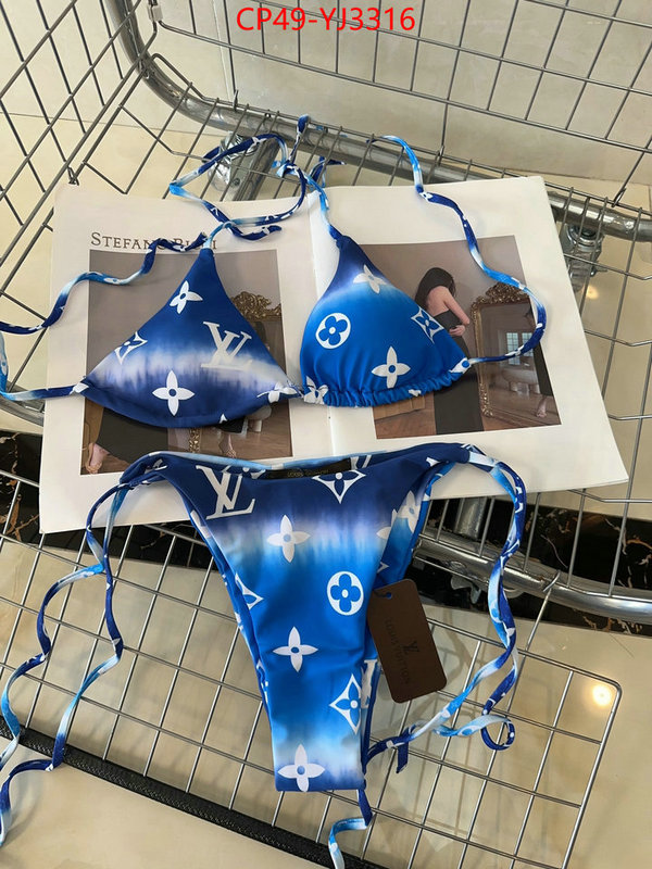 Swimsuit-LV top quality fake ID: YJ3316 $: 49USD