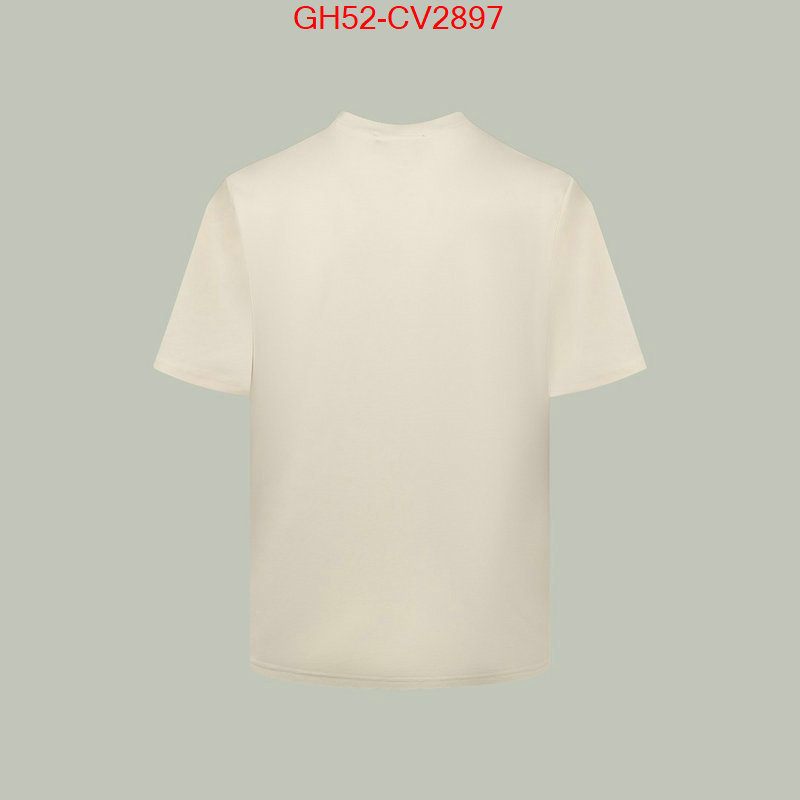 Clothing-Gucci top 1:1 replica ID: CV2897 $: 52USD
