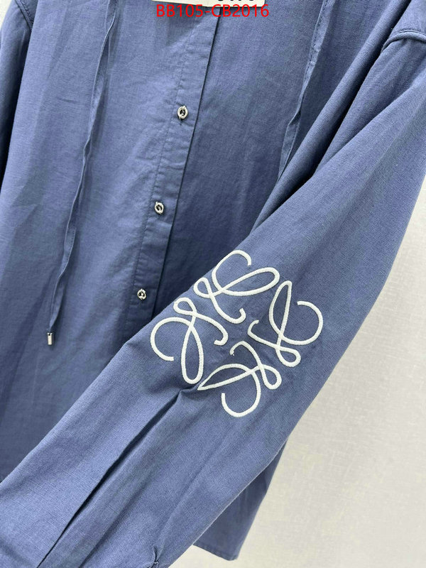Clothing-Loewe how to find designer replica ID: CB2016 $: 105USD