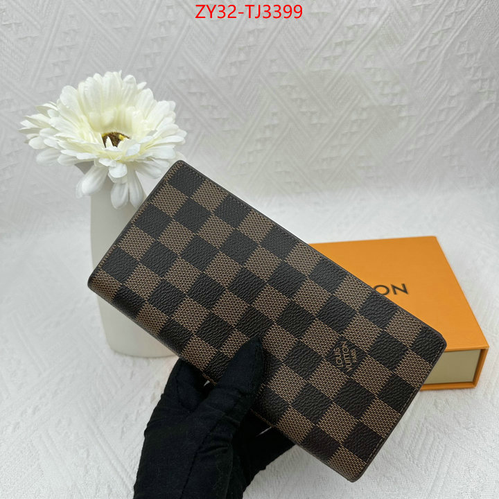 LV Bags(4A)-Wallet what's the best to buy replica ID: TJ3399 $: 32USD,