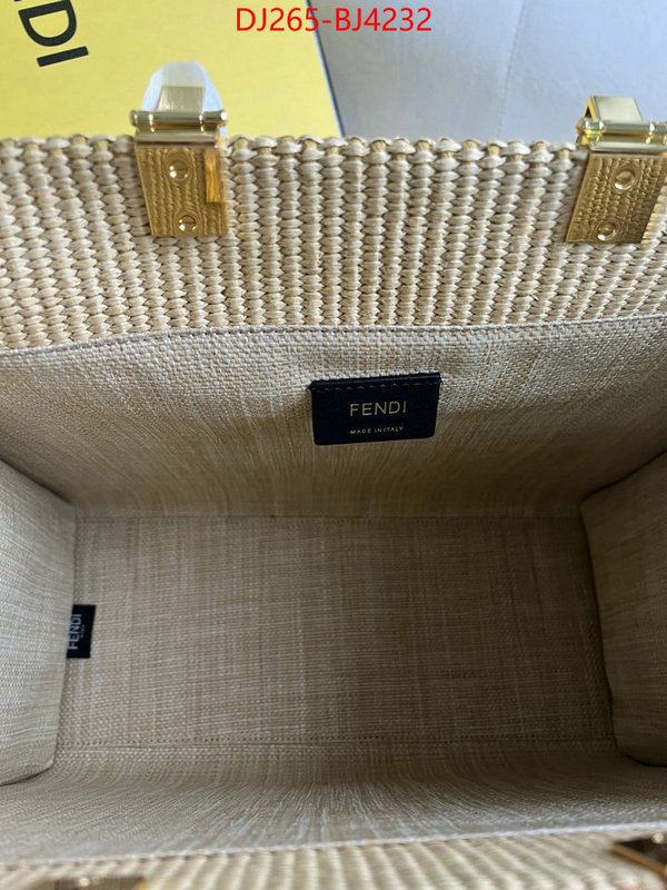 Fendi Bags(TOP)-Sunshine- fake aaaaa ID: BJ4232 $: 265USD,