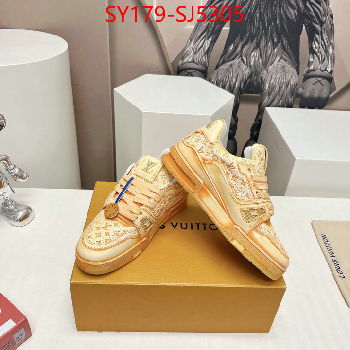 Men Shoes-LV where quality designer replica ID: SJ5305 $: 179USD