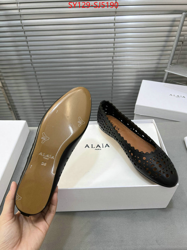 Women Shoes-ALAIA fake cheap best online ID: SJ5190 $: 129USD