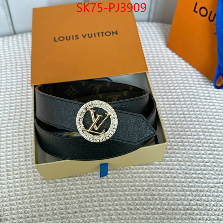 Belts-LV designer wholesale replica ID: PJ3909 $: 75USD