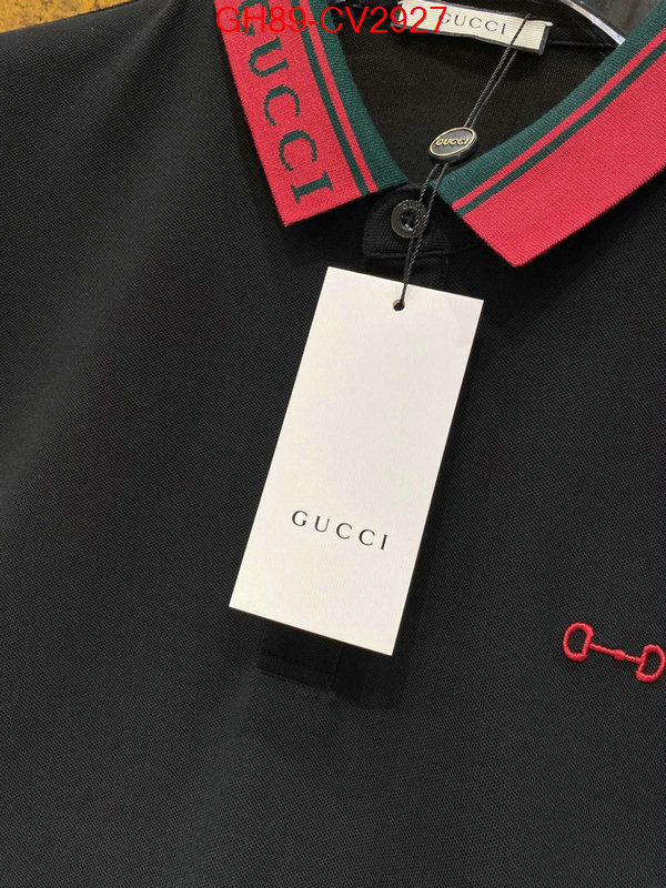 Clothing-Gucci replica designer ID: CV2927 $: 89USD