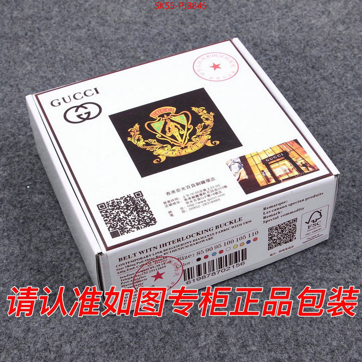Belts-Gucci best fake ID: PJ3845 $: 55USD
