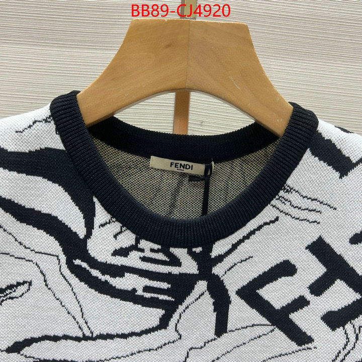 Clothing-Fendi 2024 replica wholesale cheap sales online ID: CJ4920 $: 89USD