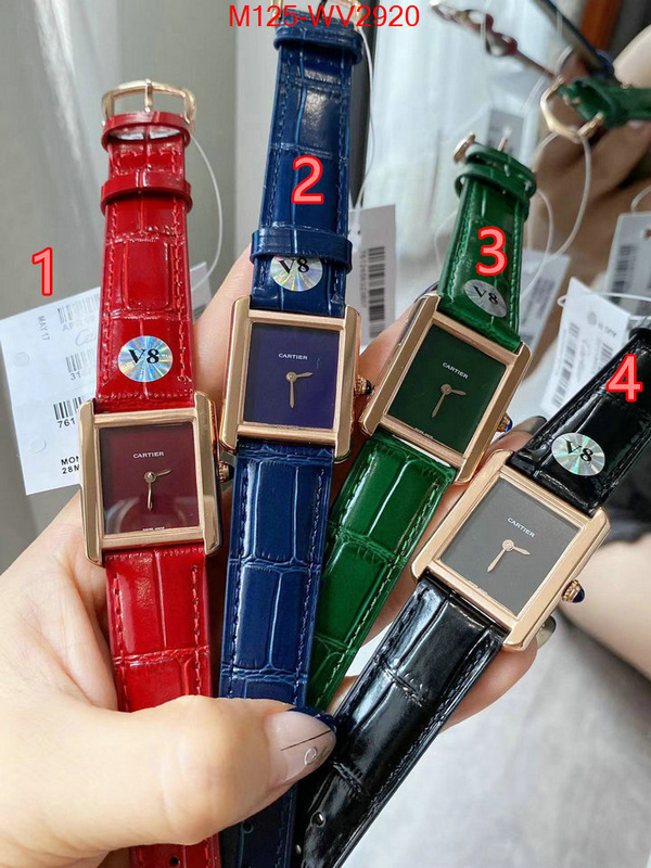 Watch(4A)-Cartier first top ID: WV2920 $: 125USD