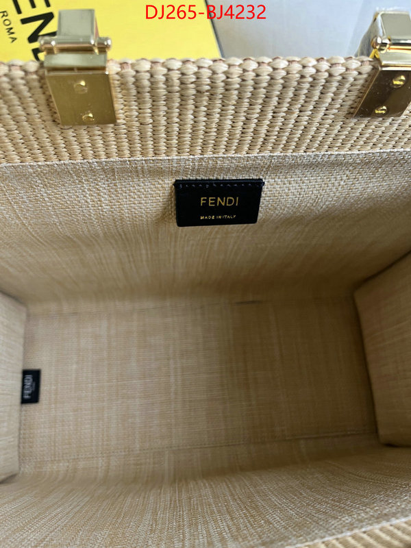 Fendi Bags(TOP)-Sunshine- fake aaaaa ID: BJ4232 $: 265USD,