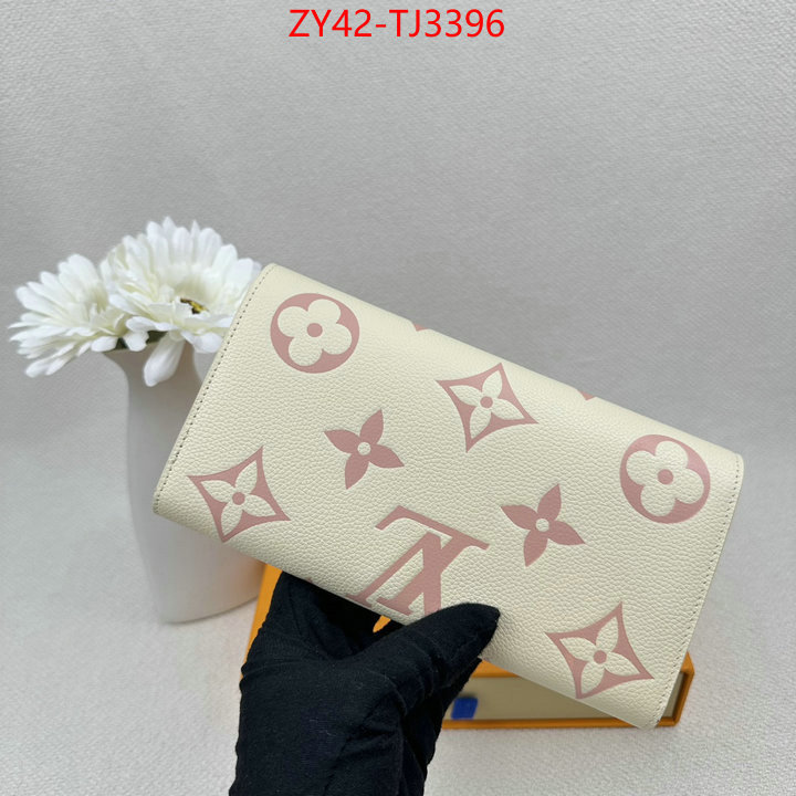 LV Bags(4A)-Wallet luxury 7 star replica ID: TJ3396 $: 42USD,