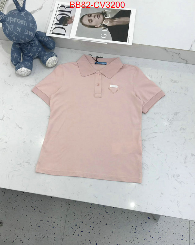 Clothing-Prada aaaaa class replica ID: CV3200 $: 82USD