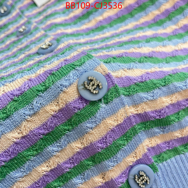 Clothing-Chanel replica shop ID: CJ3536 $: 109USD