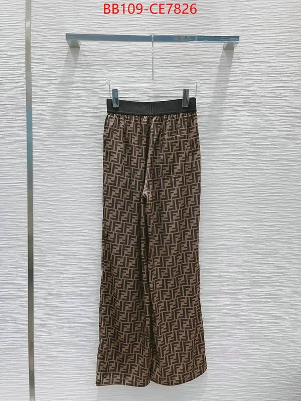 Clothing-Fendi brand designer replica ID: CE7826 $: 109USD