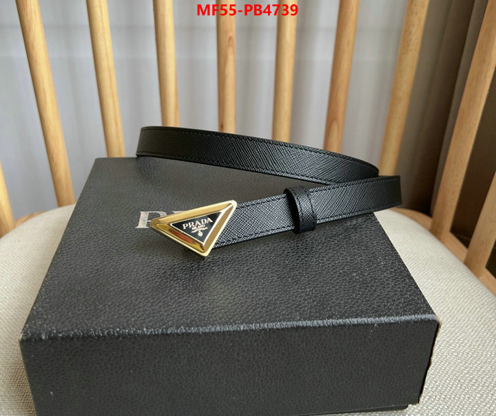 Belts-Prada 1:1 replica ID: PB4739 $: 55USD