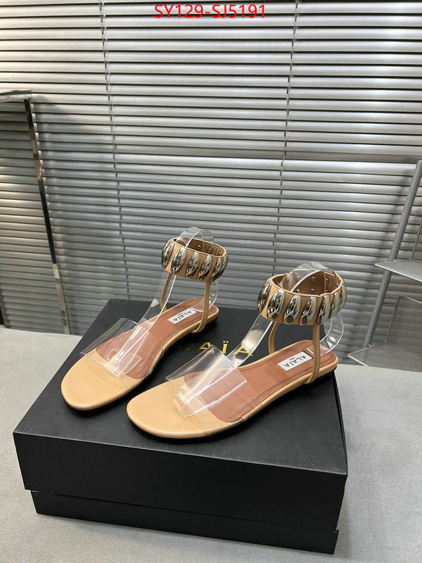 Women Shoes-ALAIA aaaaa+ replica designer ID: SJ5191 $: 129USD