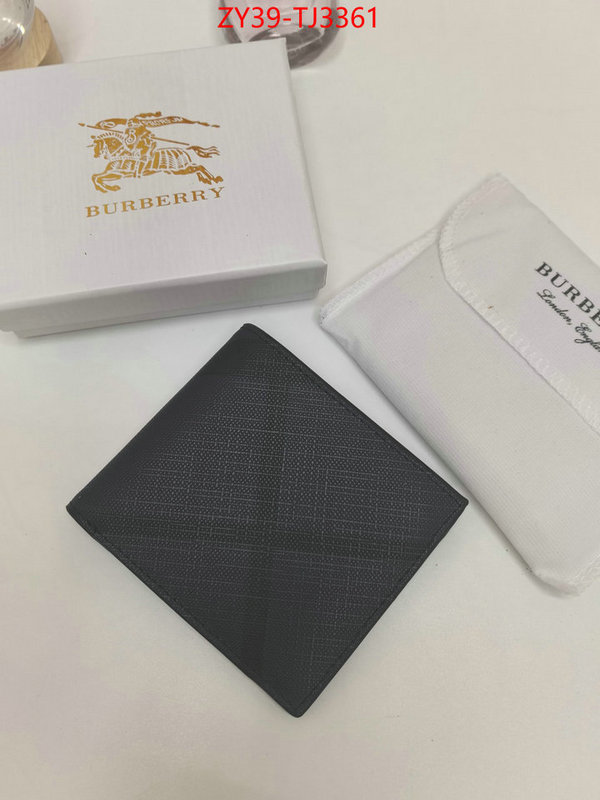 Burberry Bags(4A)-Wallet 7 star replica ID: TJ3361 $: 39USD,