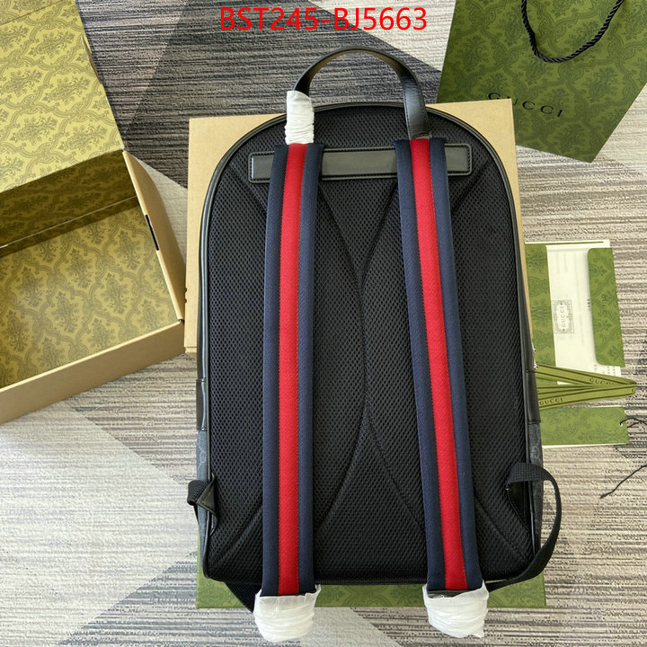 Gucci Bags(TOP)-Backpack- the best quality replica ID: BJ5663 $: 245USD,