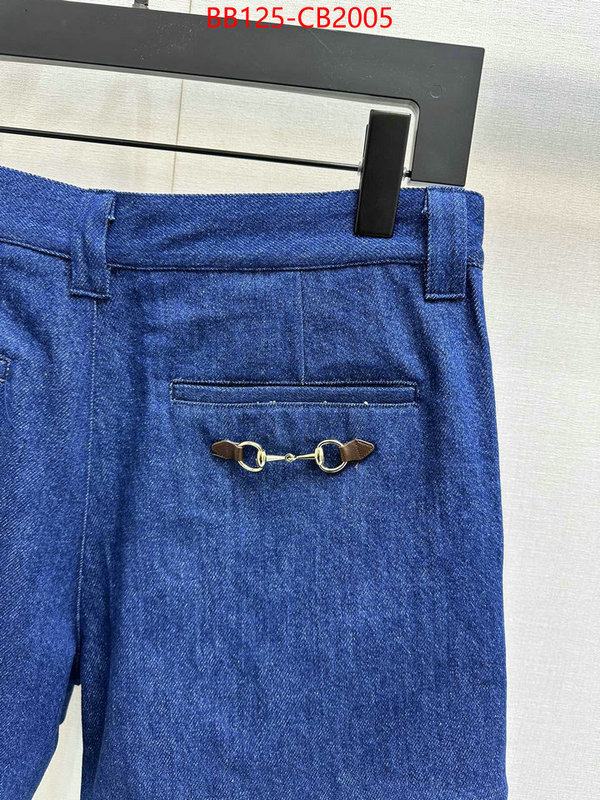 Clothing-Gucci high-end designer ID: CB2005 $: 125USD