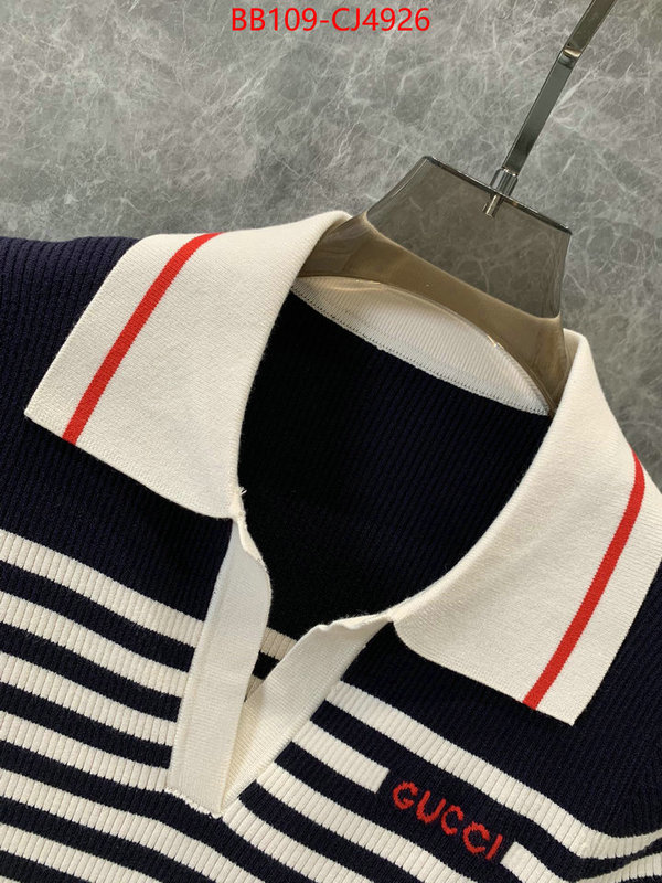 Clothing-Gucci the top ultimate knockoff ID: CJ4926 $: 109USD